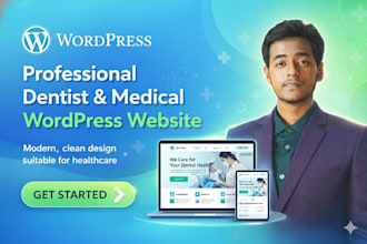 create a medical, healthcare, dental, clinic, or website