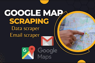 do google maps scraping, prospect email list,b2b lead generation