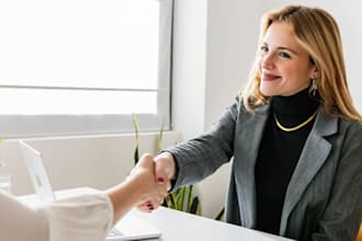 provide job interview coaching and practice with feedback