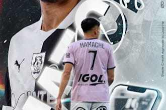 create your matchday football poster