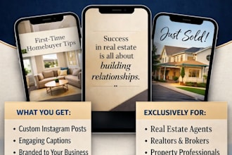 create branded instagram content for real estate agents