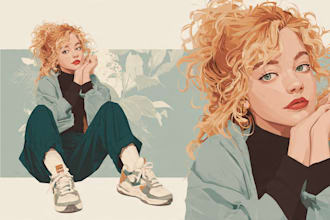 draw portrait illustration from photo