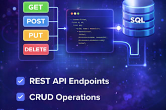 develop restful web API with sql integration