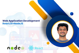 web application development in react js next js node js html css javascript