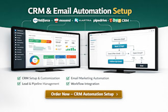 setup yetiforce moosend kartra pipedrive zoho crm email marketing automation