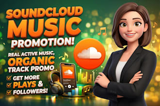 soundcloud music promotion, real active music, organic track promo