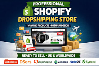 build automated shopify ai dropshipping store ecommerce expert website developer