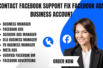 resolve facebook ads business account issues through meta support team