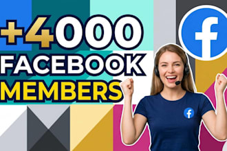 grow your 4000 facebook members fast