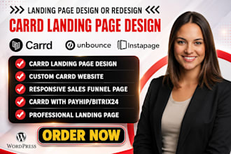 design carrd website, carrd landing page, redesign carrd website, carrd co