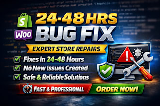 fix wordpress shopify woocommerce wix bug fix error 404 500 checkout theme issue