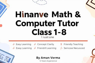 provide online tutoring in maths computer