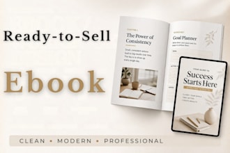 design a clean, professional, easy to read ebook or PDF