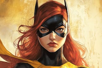 superhero character for comics