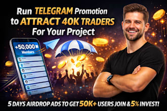 do telegram promotion to bring 30k crypto early investors, telegram promotion