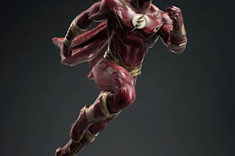 superhero character for comics