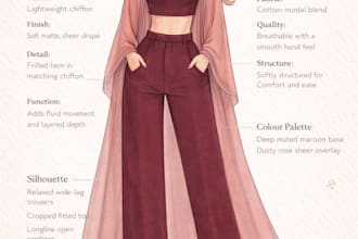 create detailed fashion sketches and clothing design