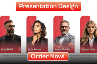 design a professional powerpoint and investor pitch deck fast