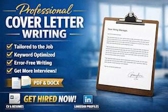 create a cover letter to land you that job