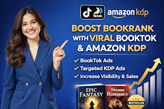 do viral booktok tiktok book promotion amazon KDP ads to increase your bookrank