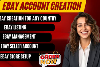open unsuspendable ebay seller account for any country
