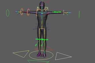rig 3d characters in 1 day
