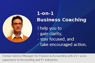 be your business coach for clarity, focus, and taking encouraged action