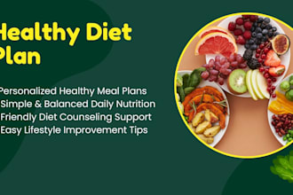 create a healthy diet plan for a balanced lifestyle