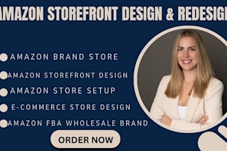 design amazon storefront amazon store setup amazon brand store product listing