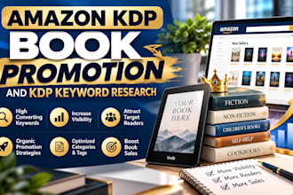 do amazon KDP book promotion and KDP keyword research