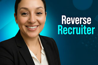strategically search and apply for jobs for you as a reverse recruiter