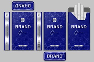 make for your band cigarettes pack inner and outer box