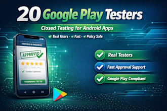 boost android app approval with 20 google play testers for closed testing