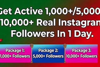 grow your instagram 1,000 followers instant