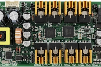 design motor controller esc and power electronic pcb for robotic and drone