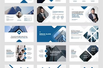 design sales pitch deck slides, eddm postcard, trifold brochure, PDF lead magnet