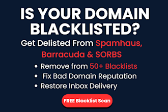 remove domain IP from blacklist, spamhaus, barracuda to recover reputation