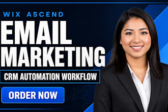setup wix ascend automation wix crm email marketing workflow integration