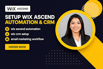 setup wix ascend automation wix crm email marketing workflow integration