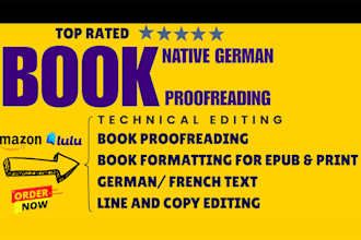 be your german romance book editor and formatter