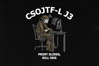 create skull military tactical tshirt design