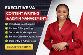 be your executive virtual assistant