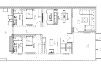 design a modern bedroom with 2d layout and 3d visualization