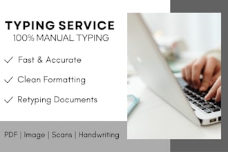 retype your documents from PDF, images, or scan to word