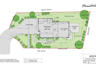 make fast site plan and plot plan for city permit approval