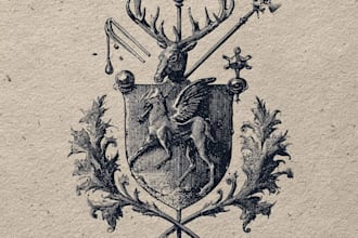 design an awesome medieval vintage fantasy logo