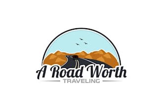 create high quality and beautiful traveling logo design