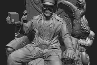 be 3d digital sculptor,3d zbrush modeler,nsfw art,figure for 3d printing,fanart
