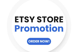 do etsy store promotion to increase sales and traffic