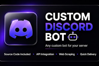 create custom discord bot for your server